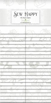 Essentials - Sew Happy 2-1/2in Strip 