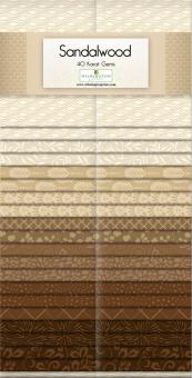 Essentials - Sandalwood 2-1/2'' Strips 40 pc 