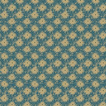 Blue Little Trellis Meterware 