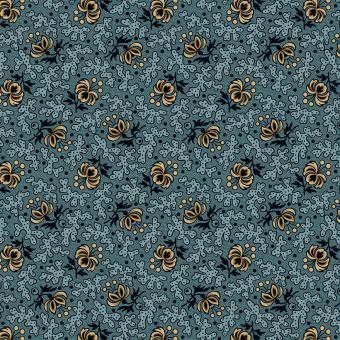 Blue Mottled Meterware 