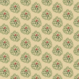 Green Rose Bud Meterware 