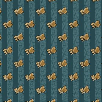 Blue Leaf Stripe Meterware 