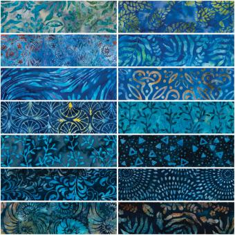 Batiks By The Water'S Edge 2-1/2in Strips 