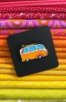 Crosby Cruiser Van Enamel Pin 