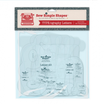 Lori Holt TYPE/ography Letters Sew Simple Shapes 