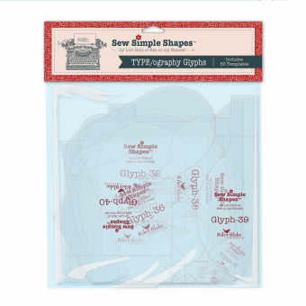 Lori Holt TYPE/ography Glyphs Sew Simple Shapes 