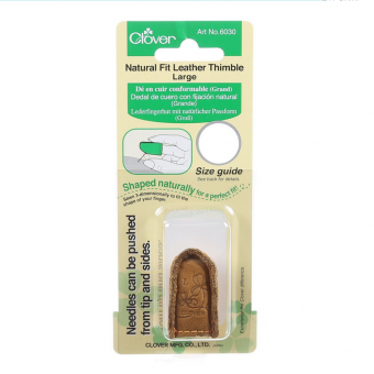 Natural Fit Leather Thimble Large 
