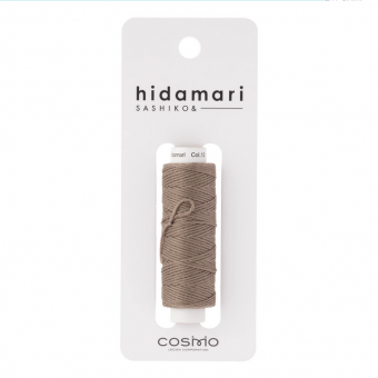 Cosmo Hidamari Sashiko Solid Thread Pale Taupe 