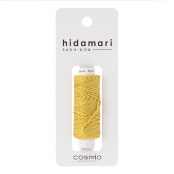 Cosmo Hidamari Sashiko Solid Thread Olive 