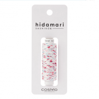 Cosmo Hidamari Sashiko Variegated Thread 30 Meters Shaved Ice 