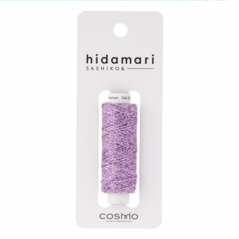 Cosmo Hidamari Sashiko Variegated Thread 30 Meters Violet Field 