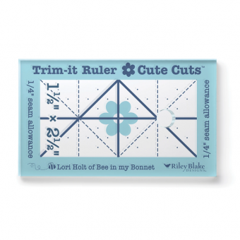 Lori Holt Cute Cuts™ Trim-it™ Ruler 1 1/2in x 2 1/2in 