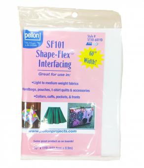 Shape-Flex Woven Cotton White 60'' x 1y