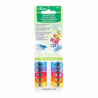 Wonder Clips Assorted Colors (10 pieces) 