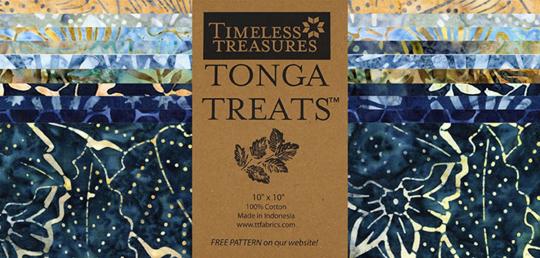 Harbor Tonga Batik 10in Squares 