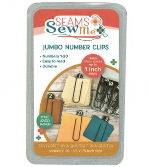 Seams Sew Me Jumbo Number Clips 