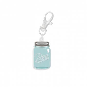 Lori Holt Autumn Enamel Happy Charm Jar 