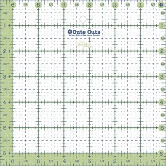 Cute Cuts Ruler 6-1/2'' x 6-1/2'' 