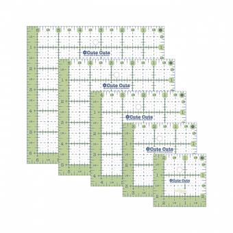 Cute Cuts Ruler Pack 2-1/2'', 3-1/2'', 4-1/2'', 5-1/2'', 6-1/2'' 