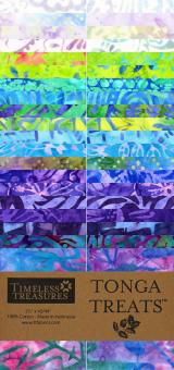 Dreamer Tonga Batik, 2-1/2in Strips 