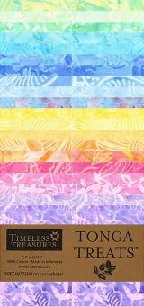 2-1/2in Strips Tonga Batik Flutter 