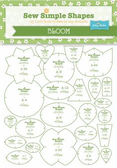 Lori Holt Bloom Template Set (24pcs) 