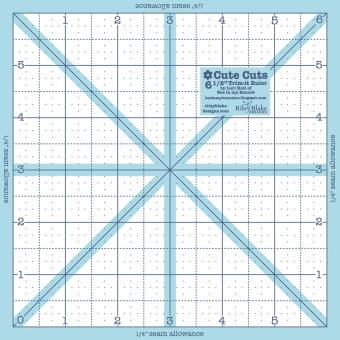 Cute Cuts Trim It Ruler 6-1/2'' x 6-1/2''