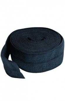 2YD Fold-Over Elastic Navy 