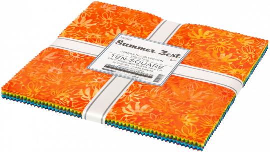 Artisan Batiks Summer Zest Ten Squares 
