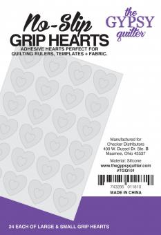 The Gypsy Quilter Stuck On You Grip Hearts 