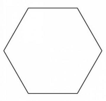Hexagon 1-1/2' | 1 Template 