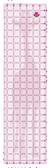 Tula Pink 6.5in x 24.5in Non Slip Giraffe Ruler 