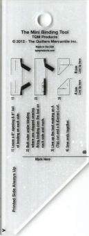 The Mini Binding Tool Template Ruler 