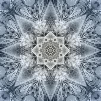 Slate Dream Big Kaleidoscope Panel
