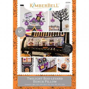 Twilight Boo-levard Bench Pillow - Machine Embroidery