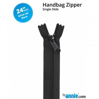24'' Handbag Zipper Black 