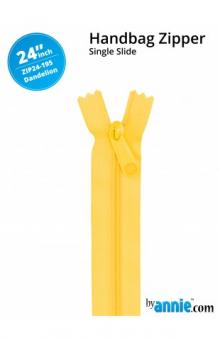 24'' Handbag Zipper Dandelion 