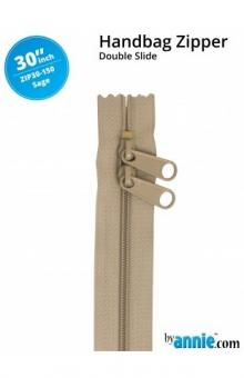 30'' Double-Slide Handbag Zipper Sage 