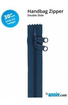 30'' Double-Slide Handbag Zipper Twilight 