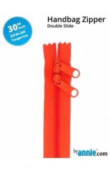 30'' Double-Slide Handbag Zipper Pumpkin 