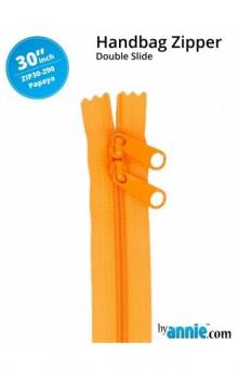 30'' Double-Slide Handbag Zipper Papaya 