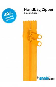40'' Double-Slide Handbag Zipper Buttercup 