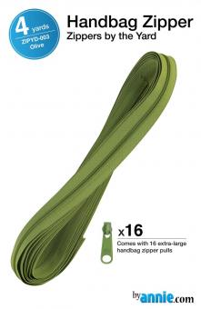 4YD - Zippers by the Yard Olive 